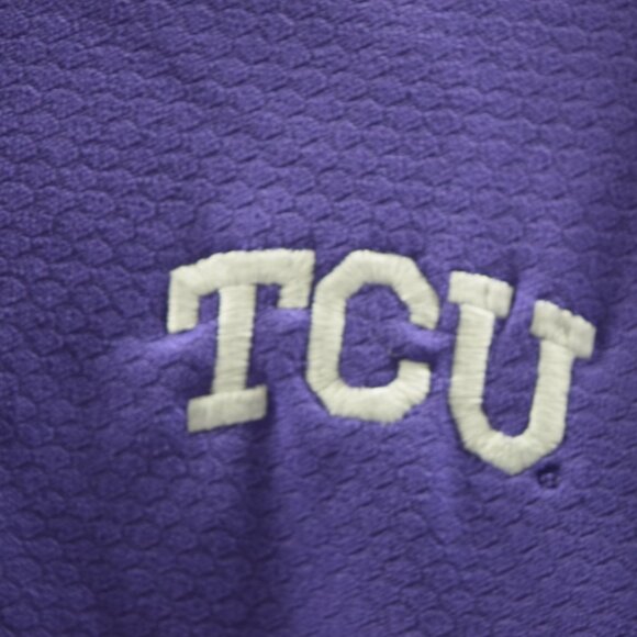 Nike Women's Purple Large TCU Texas Christian University  1/4 Zip - Picture 2 of 6